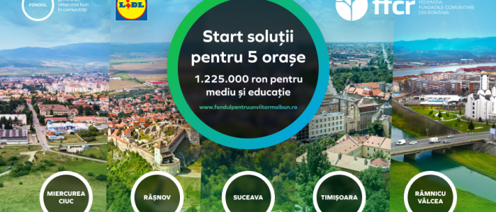 Federația Fundațiile Comunitare din România și Lidl România lansează a patra ediție a programului național „Fondul pentru un viitor mai bun în comunități” și oferă granturi în valoare totală de peste 1.225.000 lei